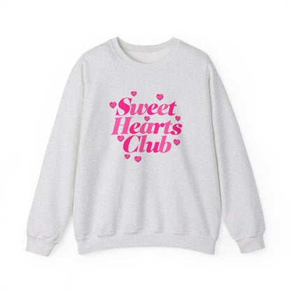Sweet Hearts Club Valentine Shirt | Pink Love Sweatshirt