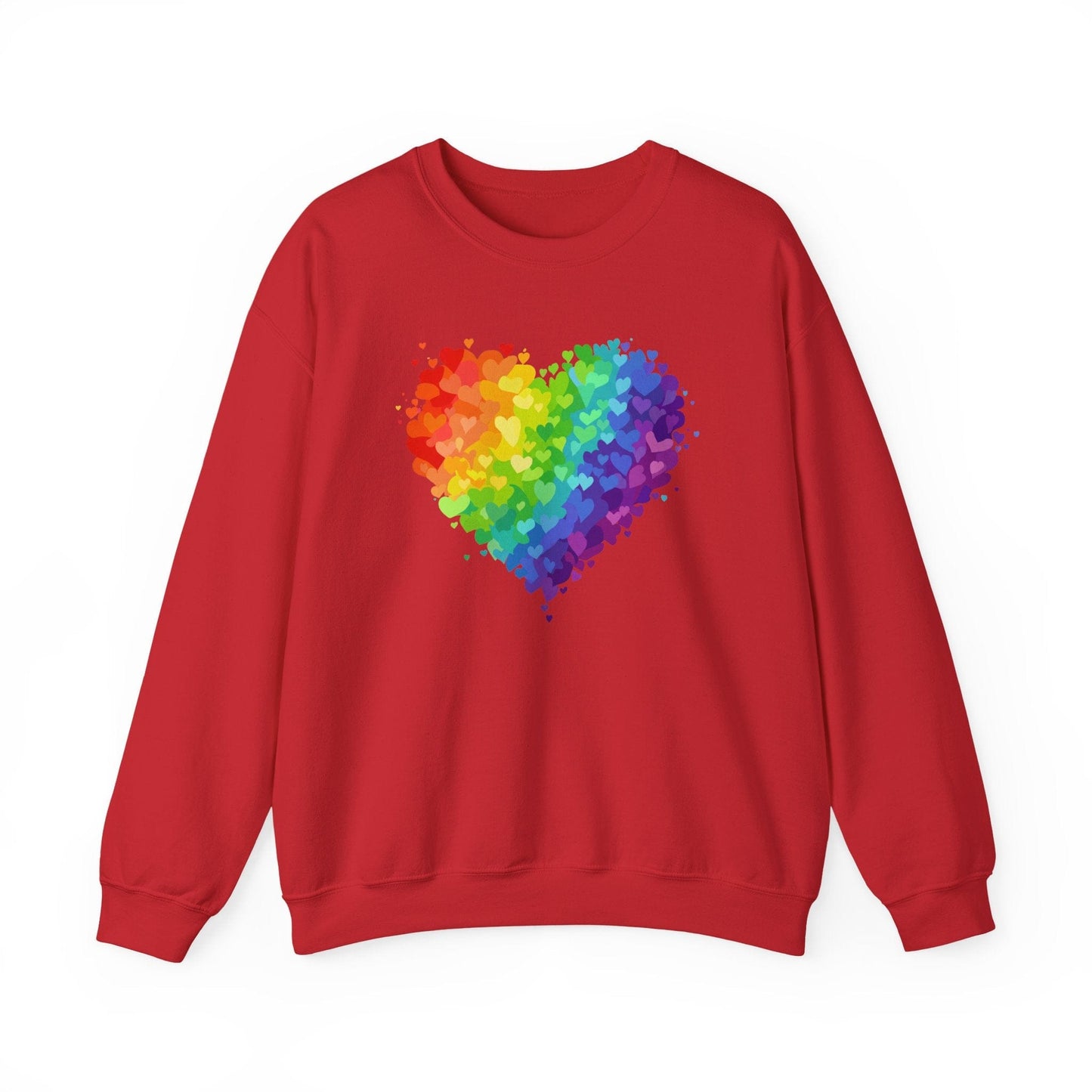 Rainbow Heart Love Shirt | Valentine Graphic Sweatshirt