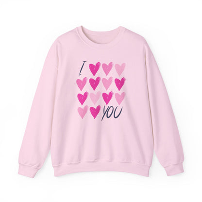 I Love, Love, Love You Hearts Shirt | Valentine Graphic Sweatshirt