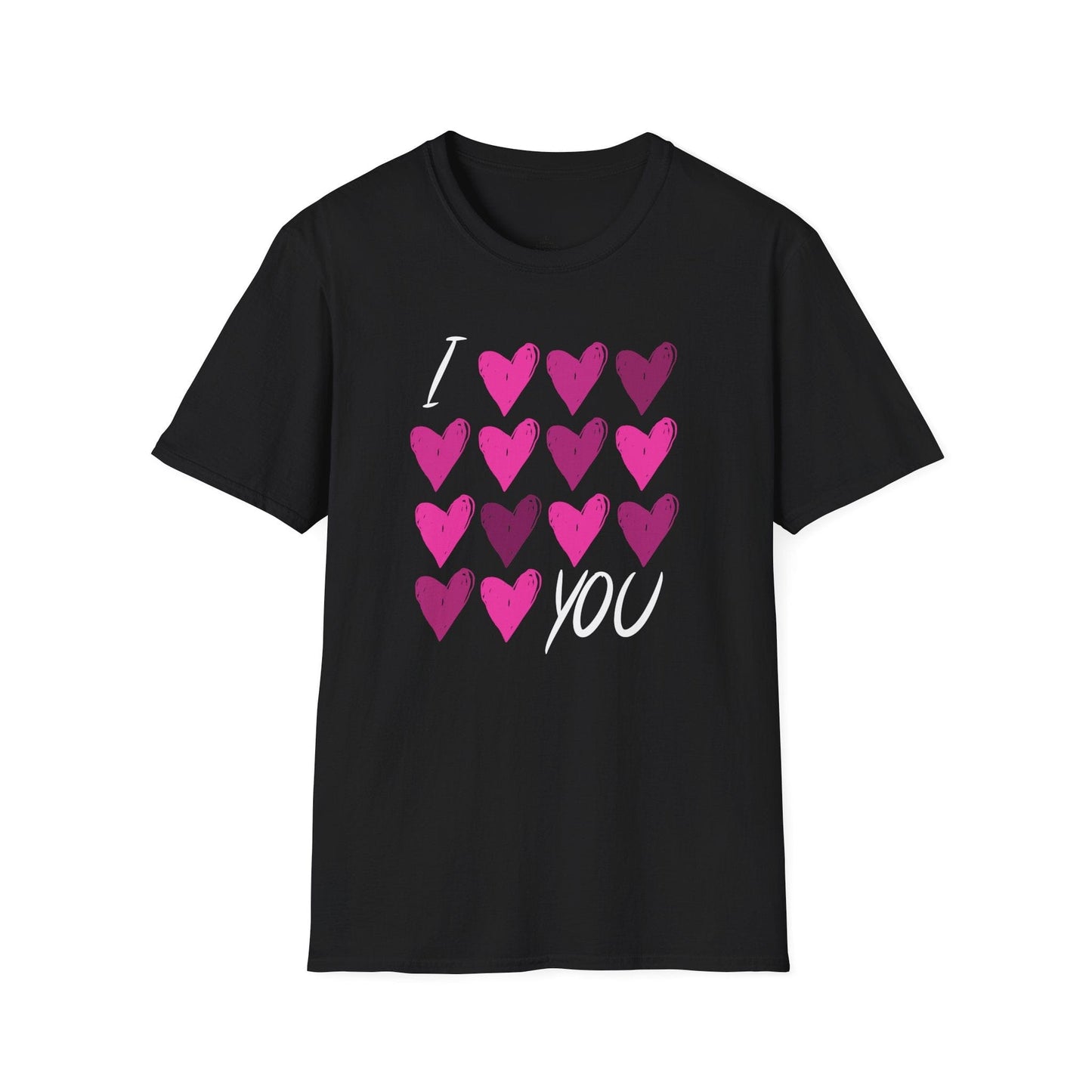 I Love, Love, Love You Hearts Shirt | Valentine Graphic Tee