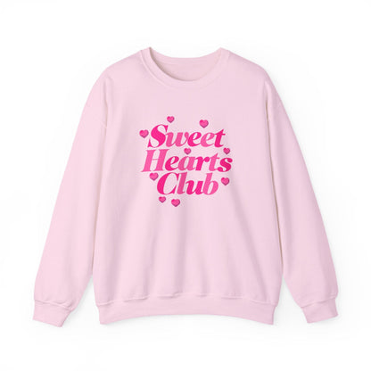 Sweet Hearts Club Valentine Shirt | Pink Love Sweatshirt