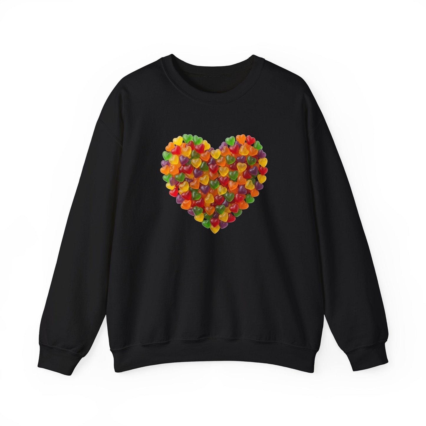 Candy Heart Love Shirt | Colorful Gummy Heart Valentine Sweatshirt