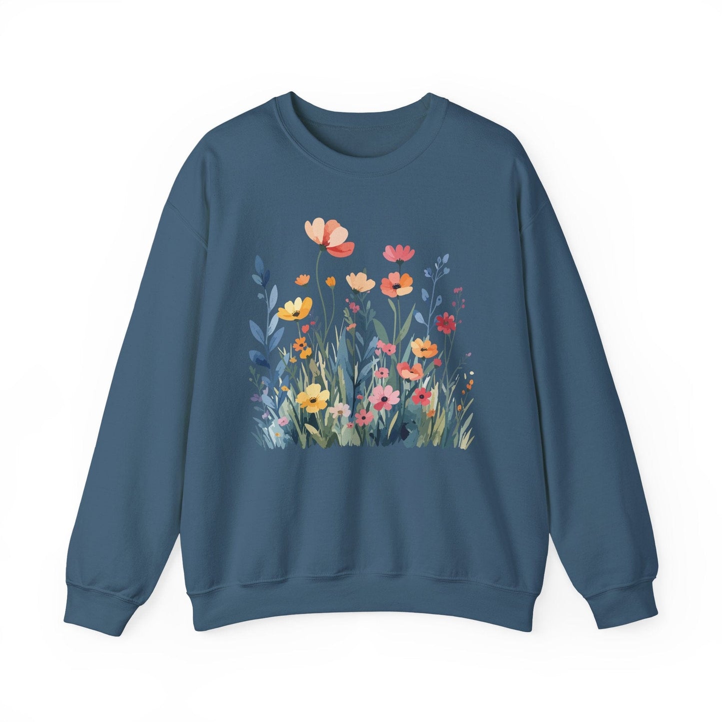 Wildflower Meadow Sweatshirt | Soft Spring Floral Design