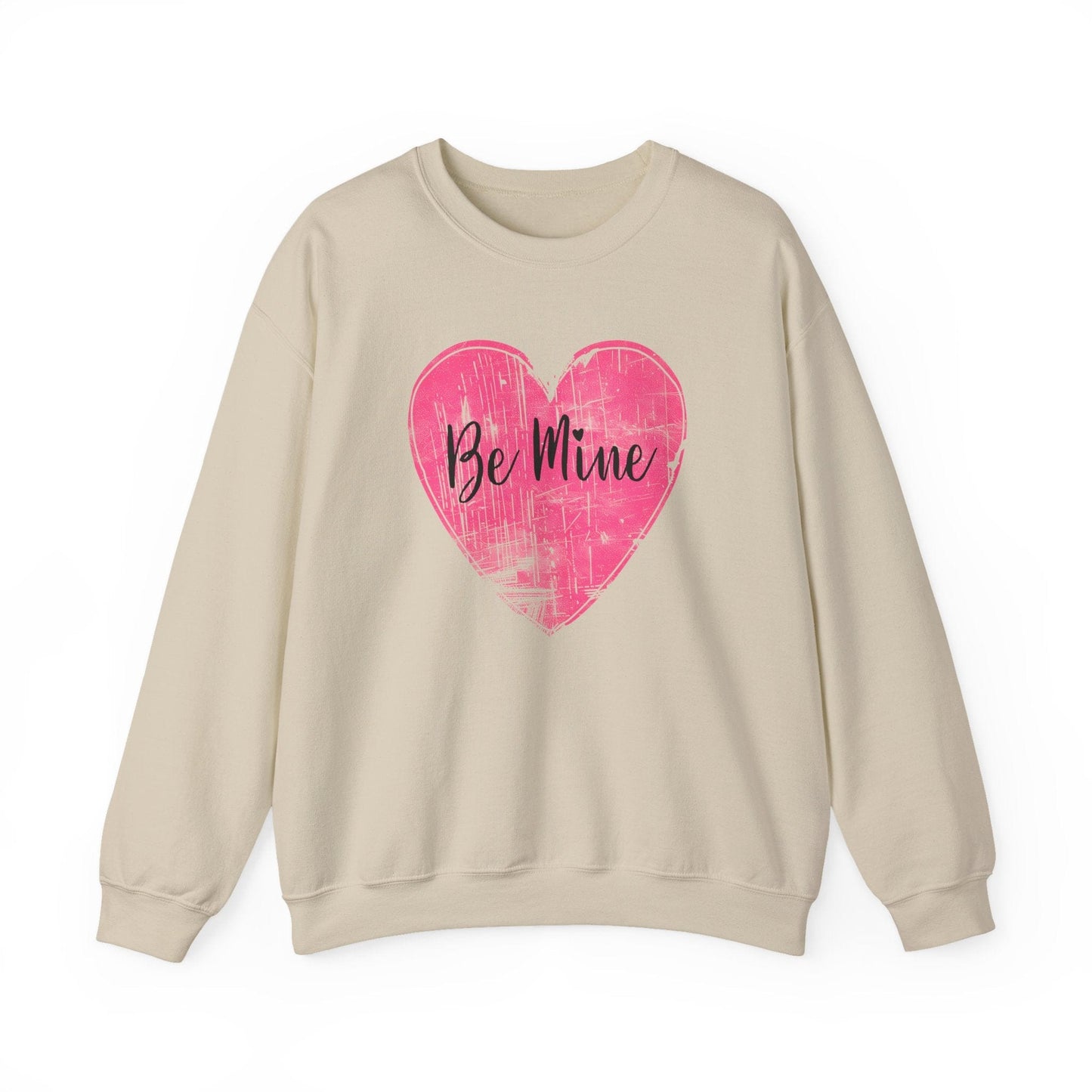 Be Mine Pink Heart Valentine Shirt | Vintage Love Graphic Sweatshirt