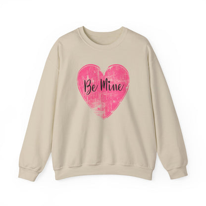 Be Mine Pink Heart Valentine Shirt | Vintage Love Graphic Sweatshirt