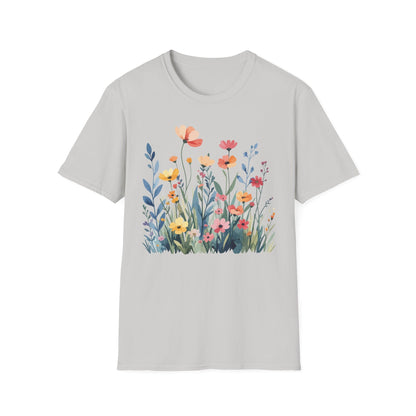 Wildflower Meadow t-shirt | Soft Spring Floral Design