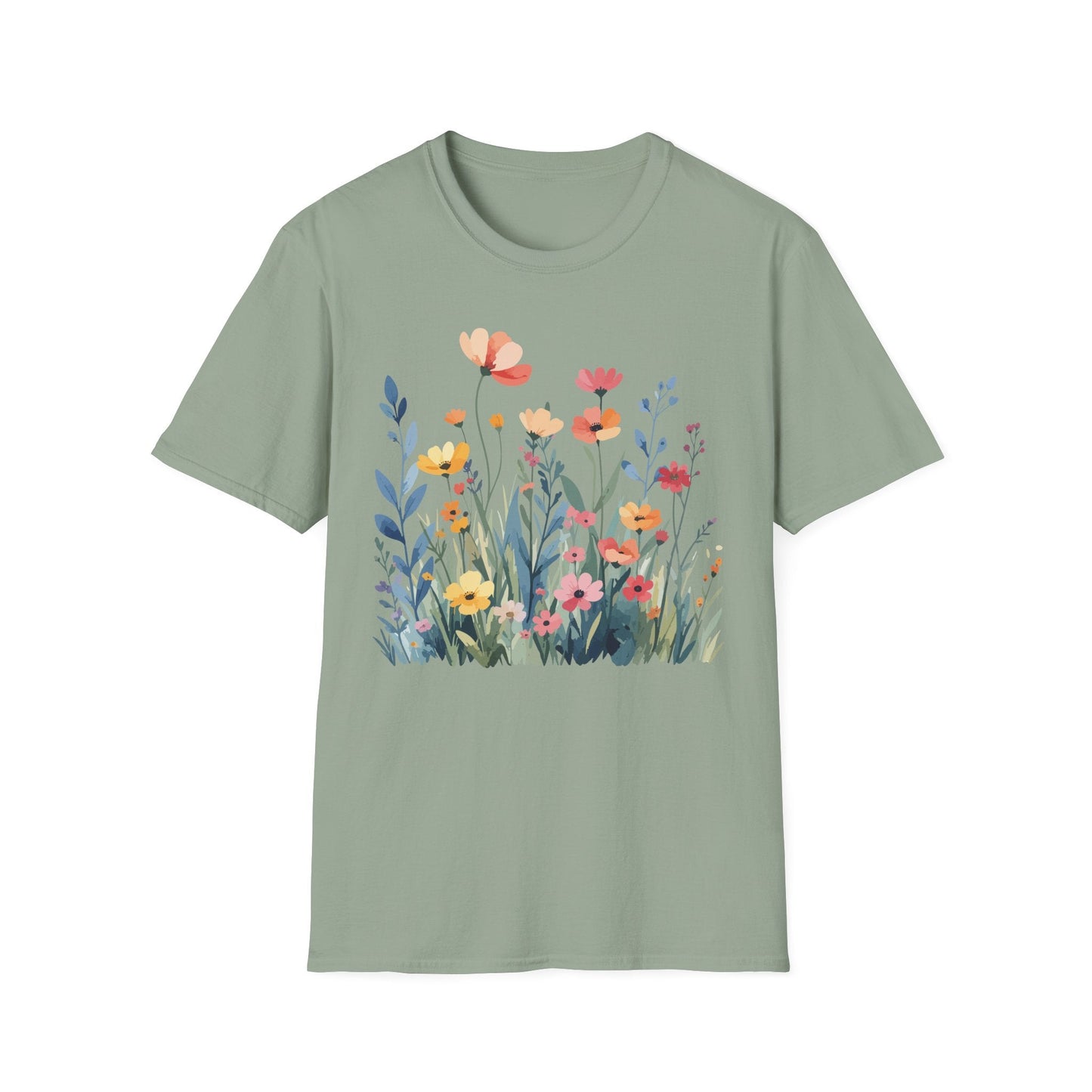 Wildflower Meadow t-shirt | Soft Spring Floral Design