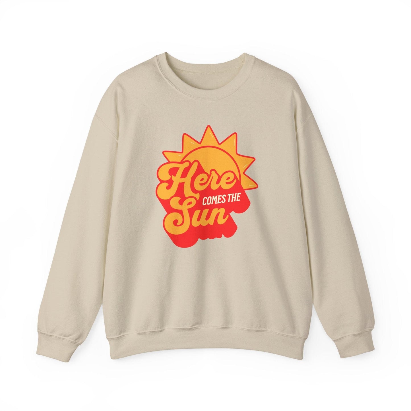 Here Comes the Sun – Retro Sunshine Sweatshirt