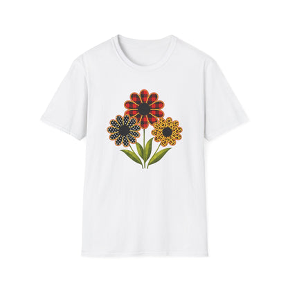 Patterned Floral Trio Shirt | Buffalo Plaid, Polka Dot & Leopard Spring Design