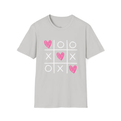 Tic Tac Love Valentine Shirt | XOXO Heart Game Tee