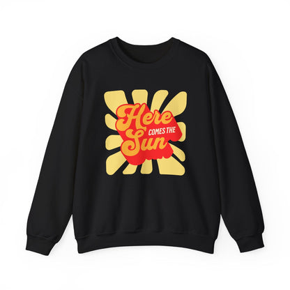 Here Comes the Sun – Retro Sunburst Sweatshirt