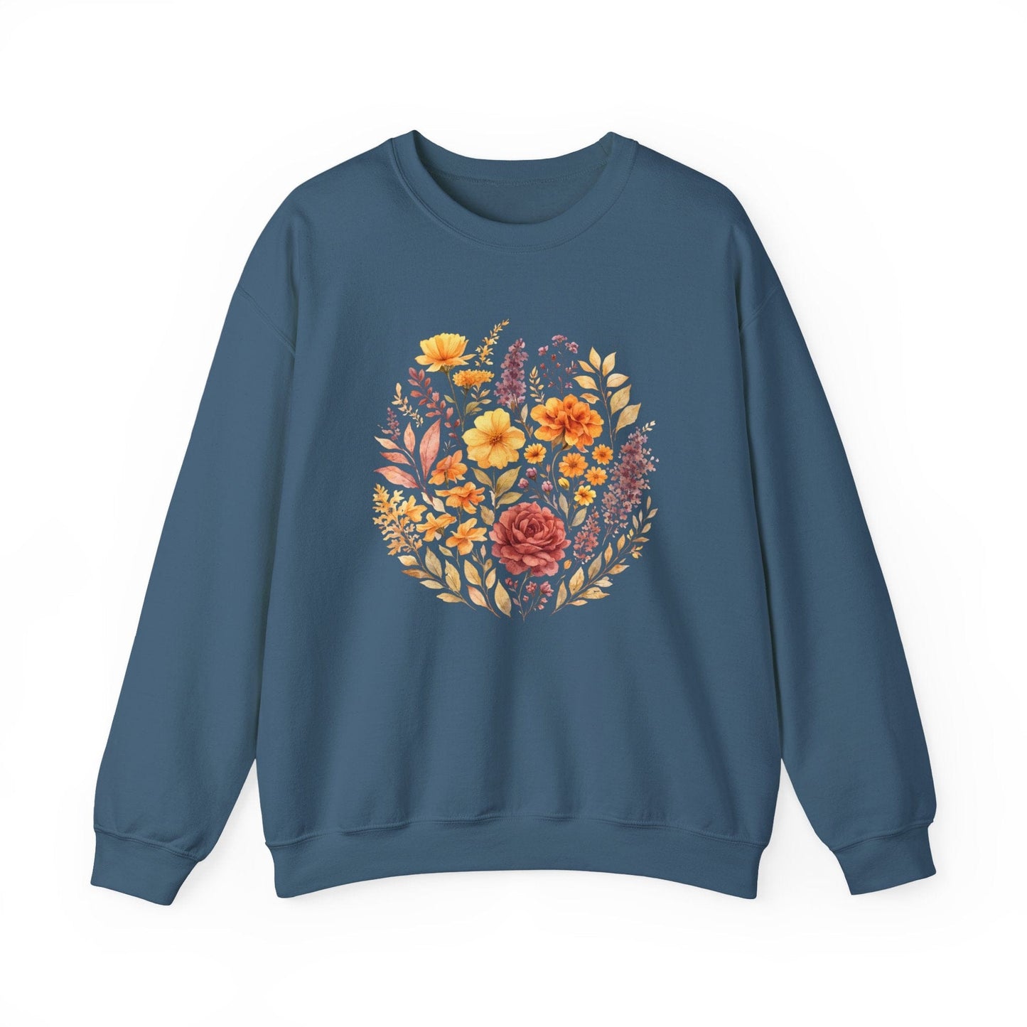 Soft Spring Floral Bouquet Shirt | Watercolor Wildflower Sweatshirt