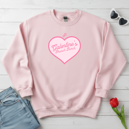 Galentine’s Brunch Bunch Shirt | Cute Pink Heart Valentine Sweatshirt
