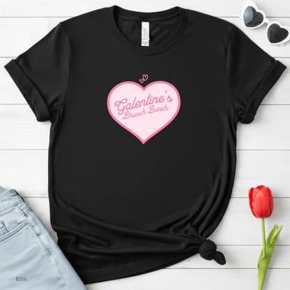 Galentine’s Brunch Bunch Shirt | Cute Pink Heart Valentine Tee