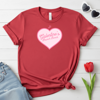 Galentine’s Brunch Bunch Shirt | Cute Pink Heart Valentine Tee