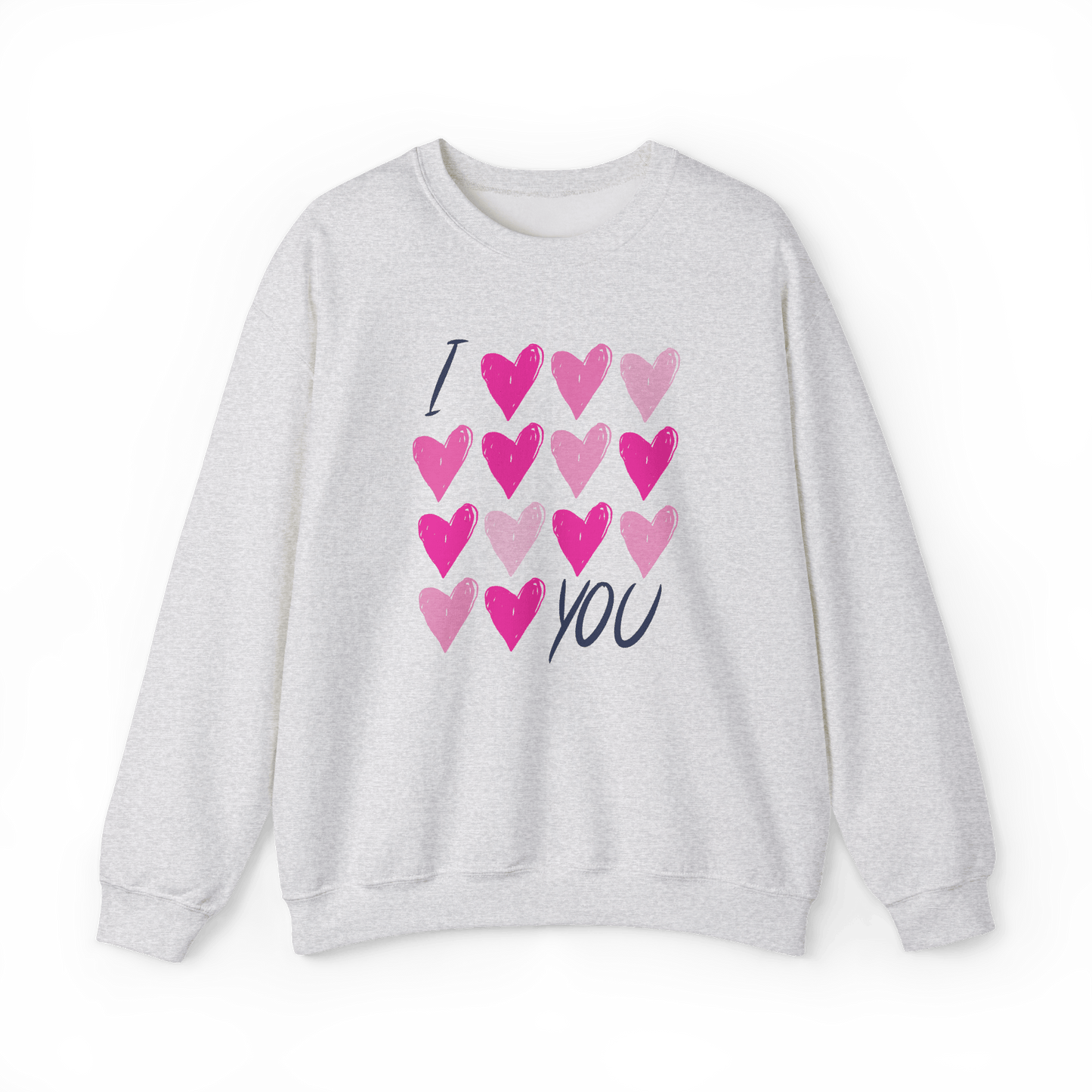I Love, Love, Love You Hearts Shirt | Valentine Graphic Sweatshirt