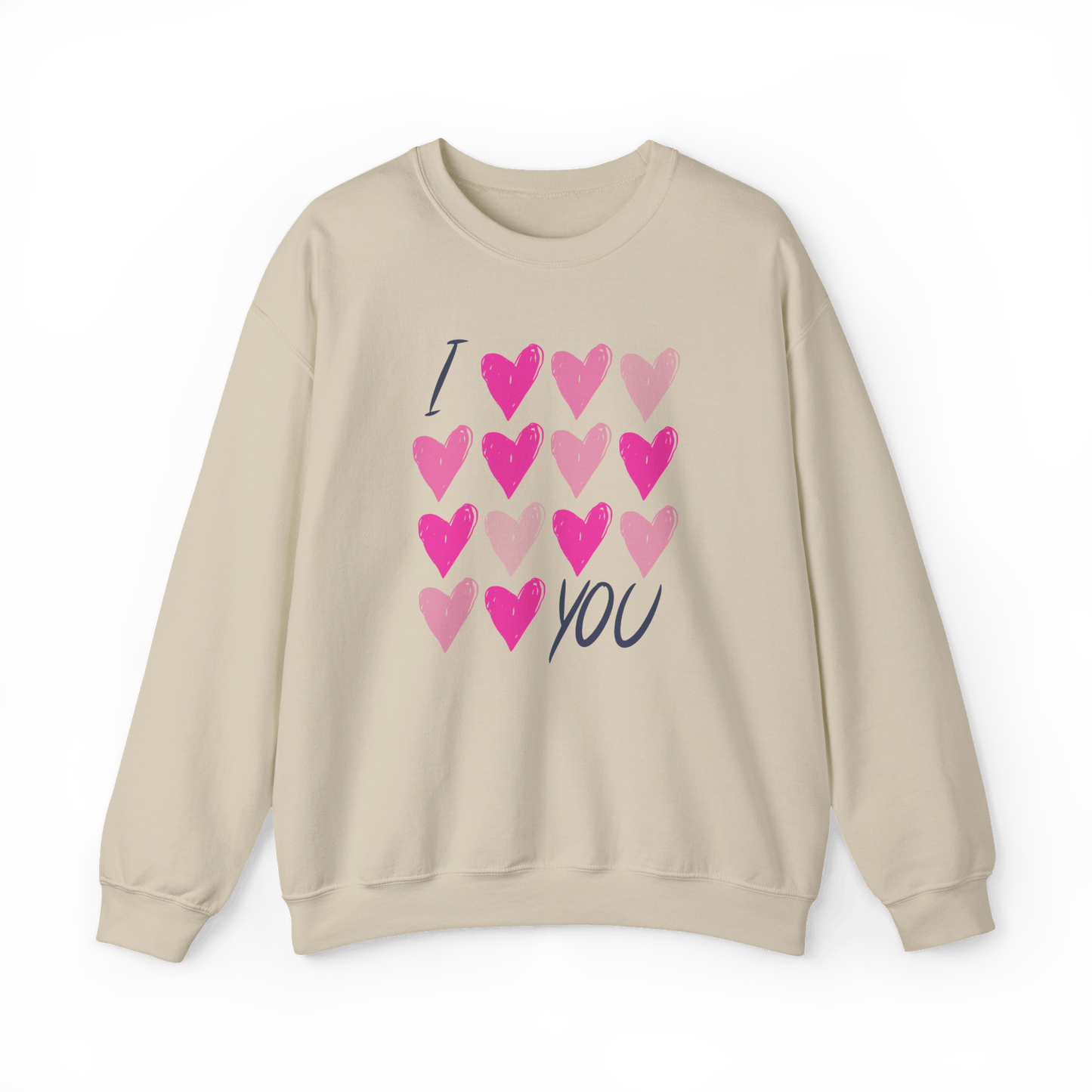 I Love, Love, Love You Hearts Shirt | Valentine Graphic Sweatshirt