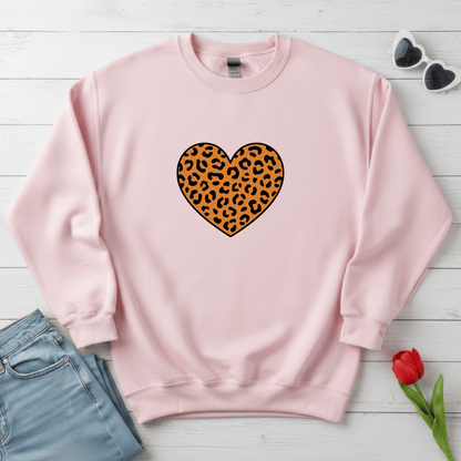 Leopard Heart Valentine Shirt | Trendy Valentine Sweatshirt