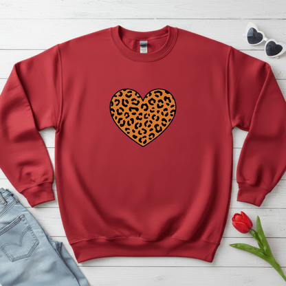 Leopard Heart Valentine Shirt | Trendy Valentine Sweatshirt