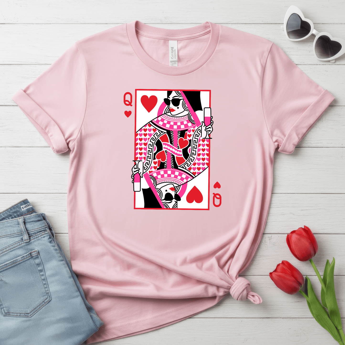 Queen of Hearts Valentine Shirt | Stylish Valentine Tee