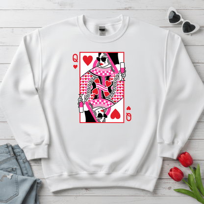 Queen of Hearts Valentine Shirt | Stylish Valentine Sweatshirt