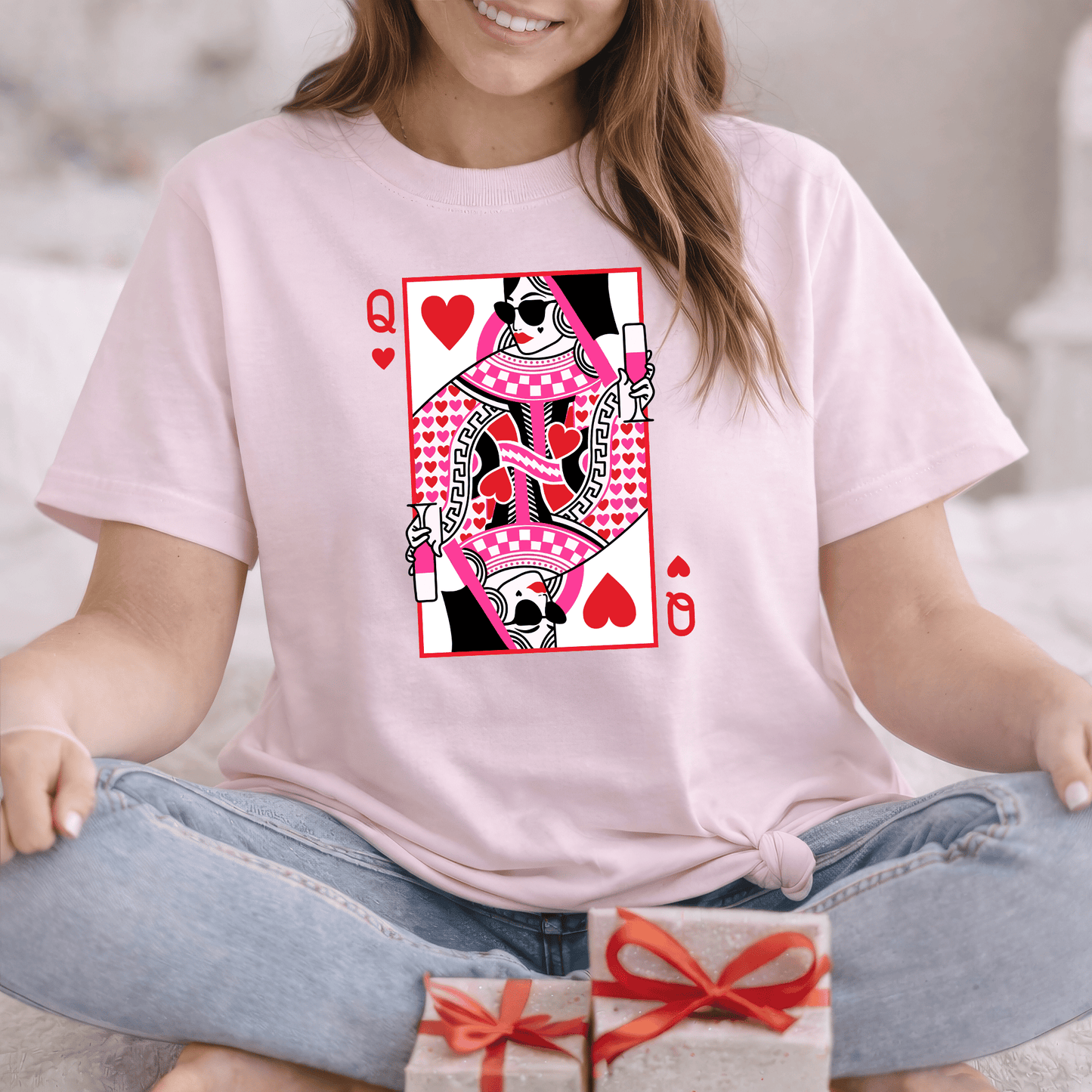 Queen of Hearts Valentine Shirt | Stylish Valentine Tee