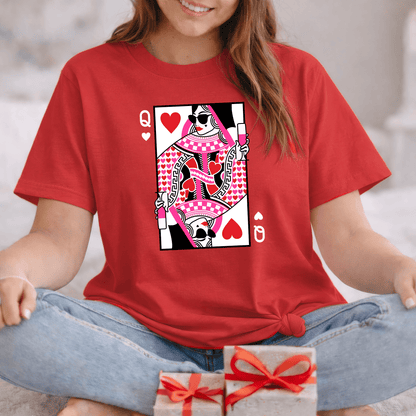 Queen of Hearts Valentine Shirt | Stylish Valentine Tee