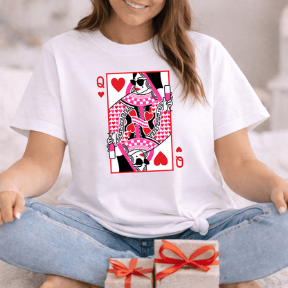 Queen of Hearts Valentine Shirt | Stylish Valentine Tee