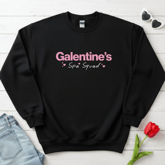 Galentine’s Spa Squad Shirt | Girls Valentine Spa Day Sweatshirt