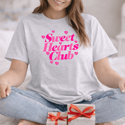 Sweet Hearts Club Valentine Shirt | Pink Love Tee