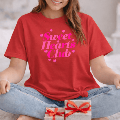 Sweet Hearts Club Valentine Shirt | Pink Love Tee