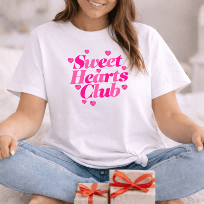 Sweet Hearts Club Valentine Shirt | Pink Love Tee