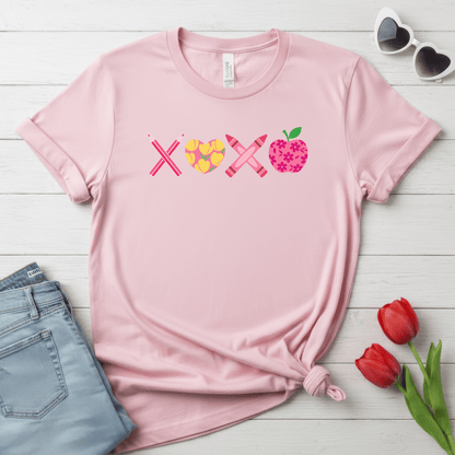 School XOXO Valentine Shirt | Teacher & Classroom Valentine Tee