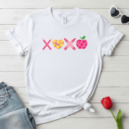 School XOXO Valentine Shirt | Teacher & Classroom Valentine Tee