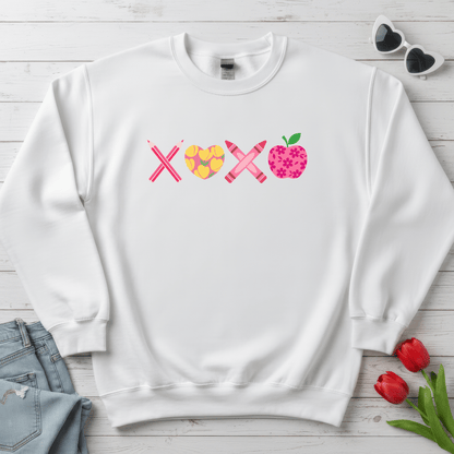 School XOXO Valentine Shirt | Teacher & Classroom Valentine Sweatshirt