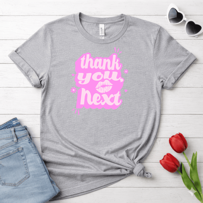 Thank You, Next Valentine Shirt | Flirty Pink Love Tee