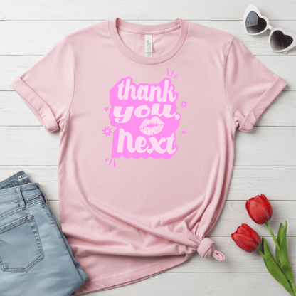 Thank You, Next Valentine Shirt | Flirty Pink Love Tee