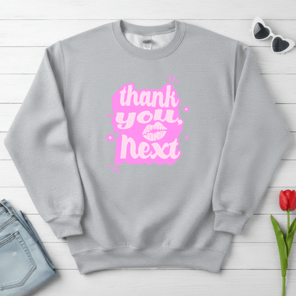 Thank You, Next Valentine Shirt | Flirty Pink Love Sweatshirt