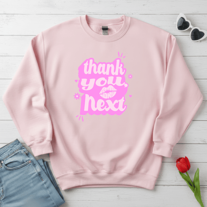 Thank You, Next Valentine Shirt | Flirty Pink Love Sweatshirt