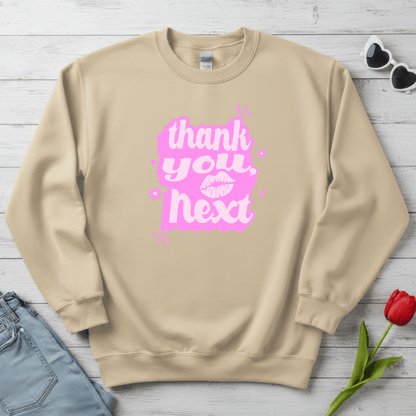 Thank You, Next Valentine Shirt | Flirty Pink Love Sweatshirt
