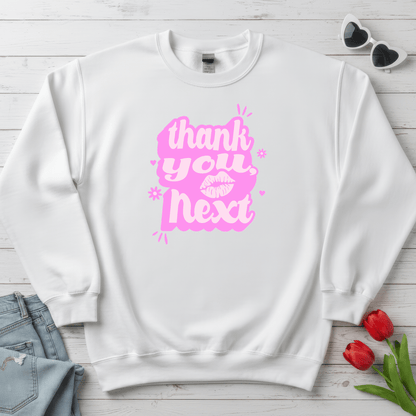 Thank You, Next Valentine Shirt | Flirty Pink Love Sweatshirt