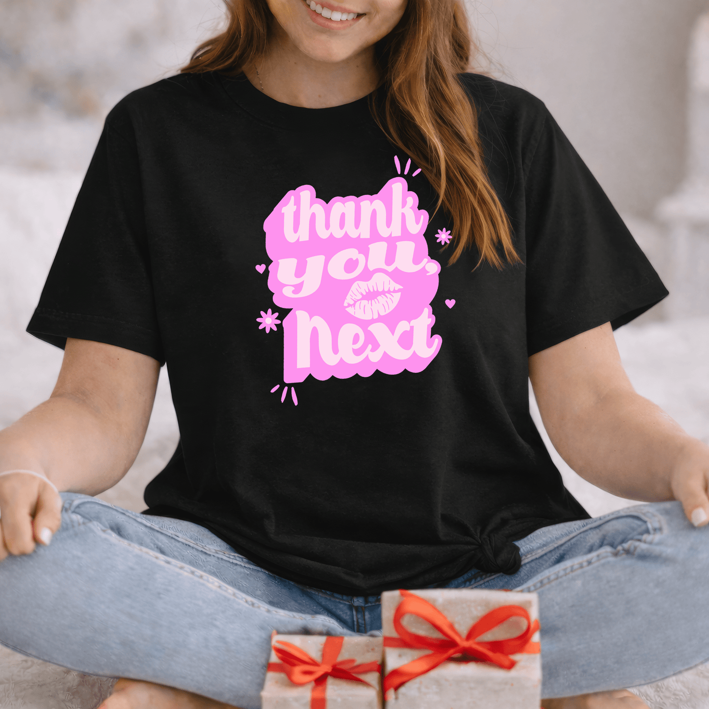 Thank You, Next Valentine Shirt | Flirty Pink Love Tee