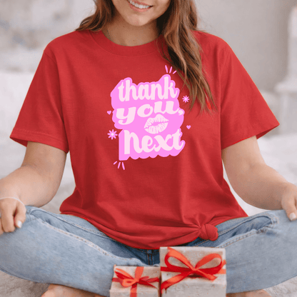 Thank You, Next Valentine Shirt | Flirty Pink Love Tee