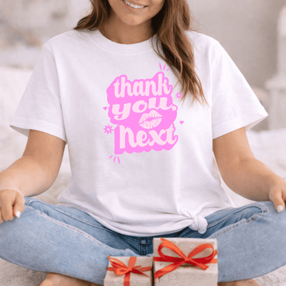 Thank You, Next Valentine Shirt | Flirty Pink Love Tee