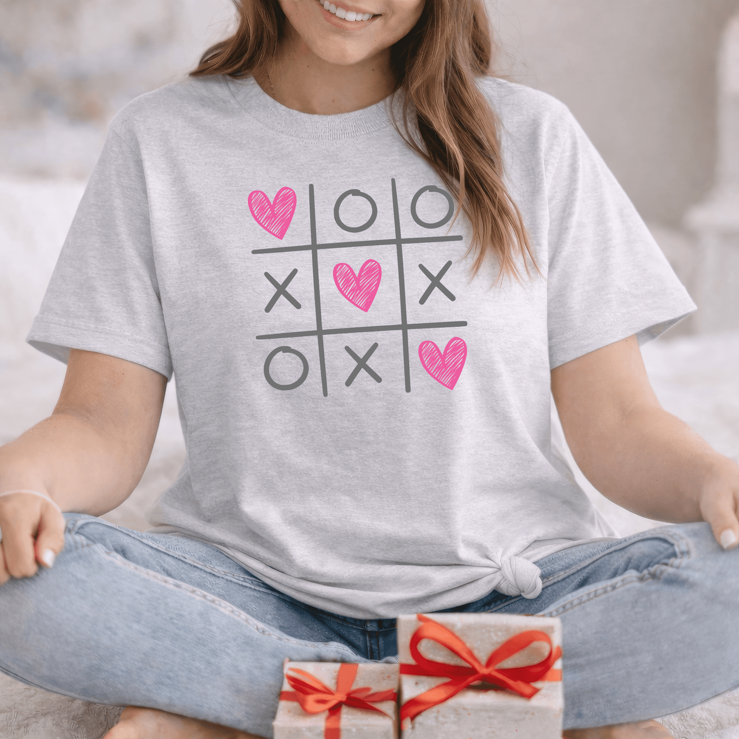Tic Tac Love Valentine Shirt | XOXO Heart Game Tee
