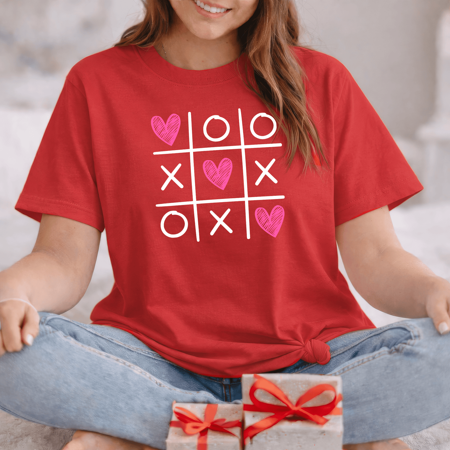 Tic Tac Love Valentine Shirt | XOXO Heart Game Tee