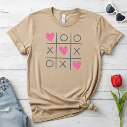 Tic Tac Love Valentine Shirt | XOXO Heart Game Tee